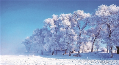 长白山:三月雪景迎客来