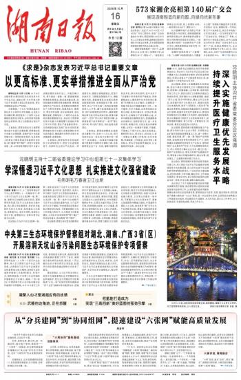 湖南日报