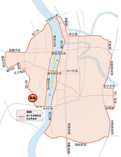 宜昌禁摩区域地图图片