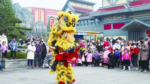 闹元宵!城市舞狮人召唤记忆与传承