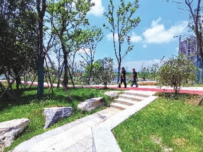 鸭子铺上的“绿丝带”，马栏山公园已向市民开放