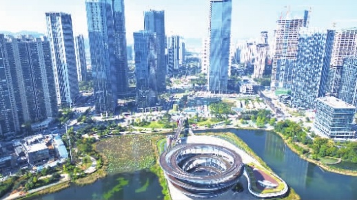 梅溪湖国际新城中轴线图片